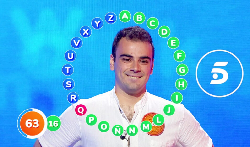 Pablo Díaz en El Rosco de 'Pasapalabra'