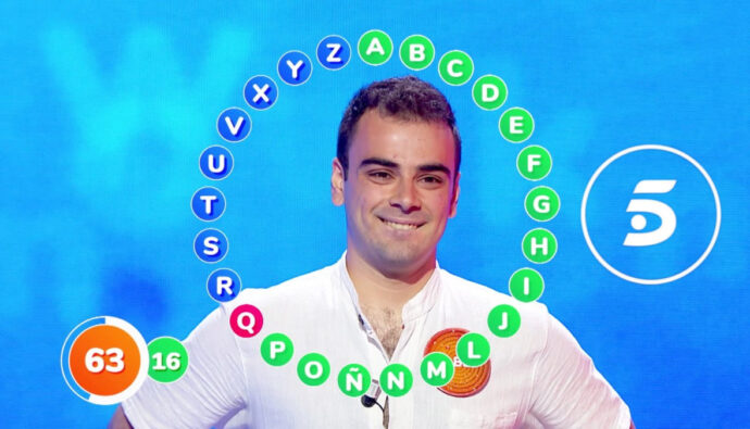 Pablo Díaz en El Rosco de 'Pasapalabra'