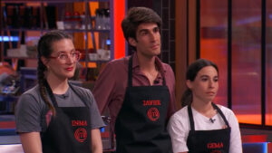 Inma, Javier y Gema en 'MasterChef 14'.