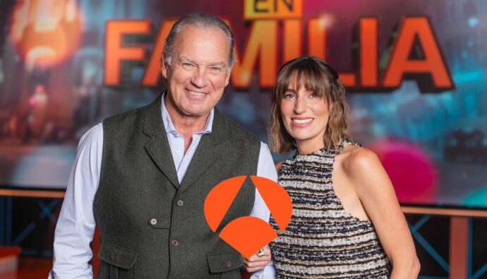 Bertín Osborne y Eugenia Osborne, presentadores de 'Noche en familia'