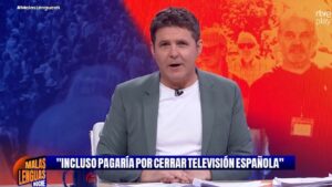 Jesús Cintora en 'Malas lenguas'.