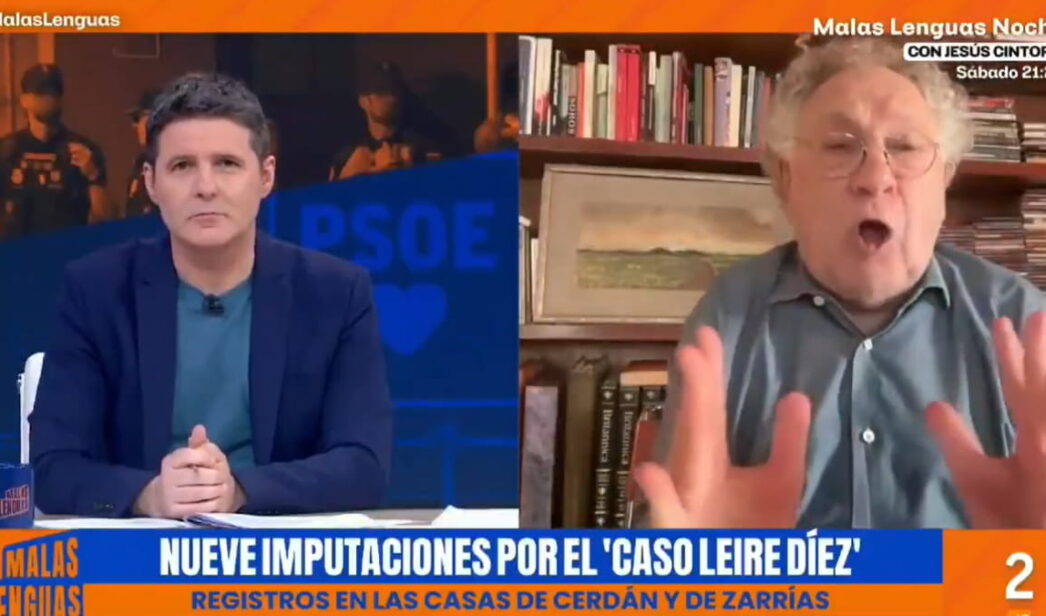 Jesús Cintora y Eernesto Ekaizer en 'Malas Lenguas'