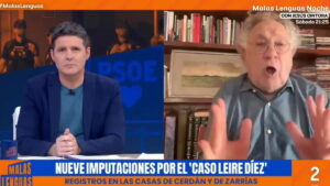 Jesús Cintora y Eernesto Ekaizer en 'Malas Lenguas'