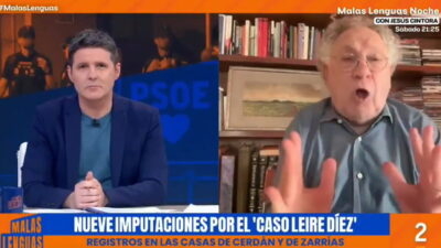 Jesús Cintora y Eernesto Ekaizer en 'Malas Lenguas'