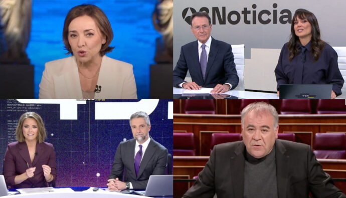 RTVE, La Sexta, Antena 3 y Telecinco alteran su parrilla habitual del domingo por la cobertura de las elecciones de Andalucía