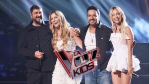Antonio Orozco, Edurne, Luis Fonsi y Ana Mena en 'La Voz Kids'