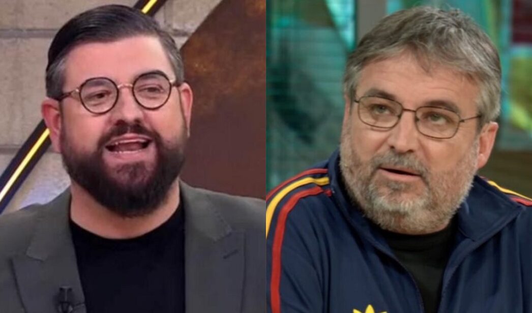 Manu Sánchez y Jordi Évole.