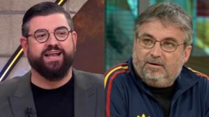 Manu Sánchez y Jordi Évole.