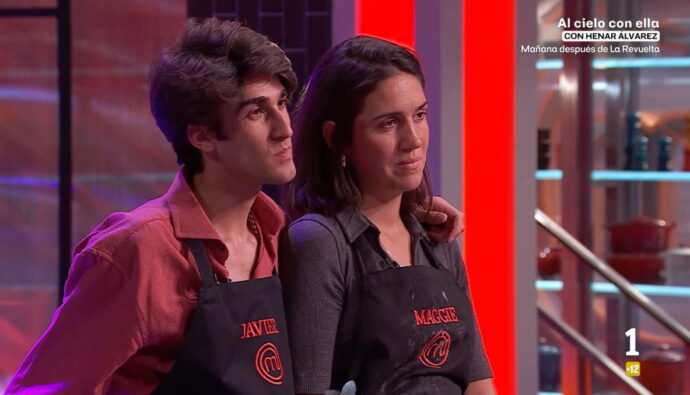 Maggie y Javier en 'MasterChef'