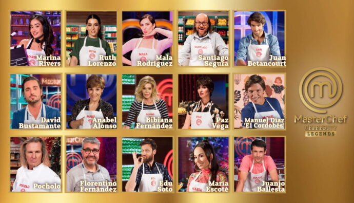 Concursantes de 'MasterChef Celebrity Legends'
