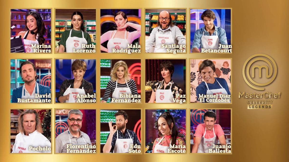 Concursantes de 'MasterChef Celebrity Legends'