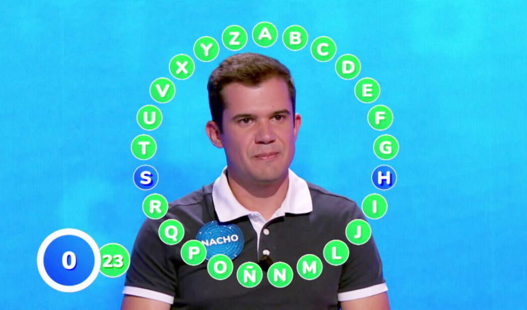 Nacho Mangut en 'Pasapalabra'