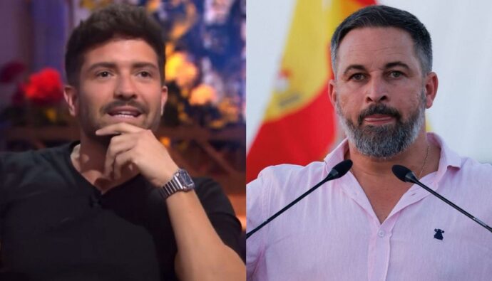 Pablo Alborán y Santiago Abascal.