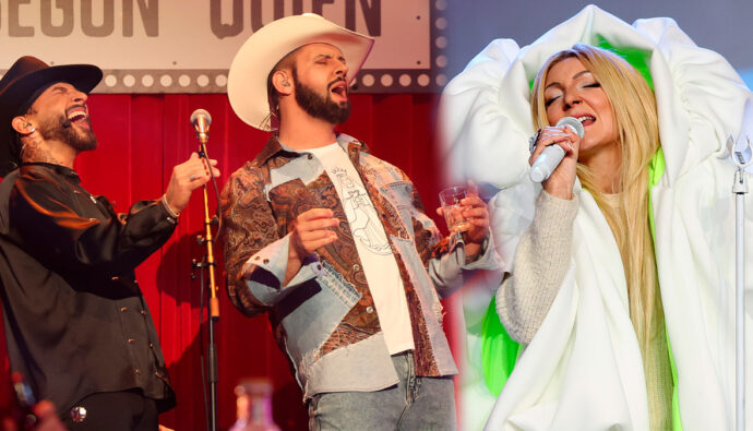 Lucas Curotto, J Kbello y Leonor Lavado en la gala 4 de 'Tu cara me suena 13'