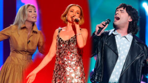 Norma Duval, Cristina Castaño y J Kbello en la gala 5 de 'Tu cara me suena 13'