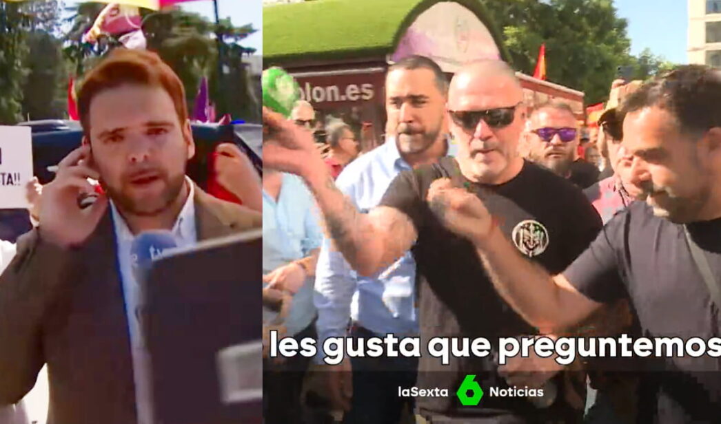 Agresiones a reporteros de TVE y La Sexta