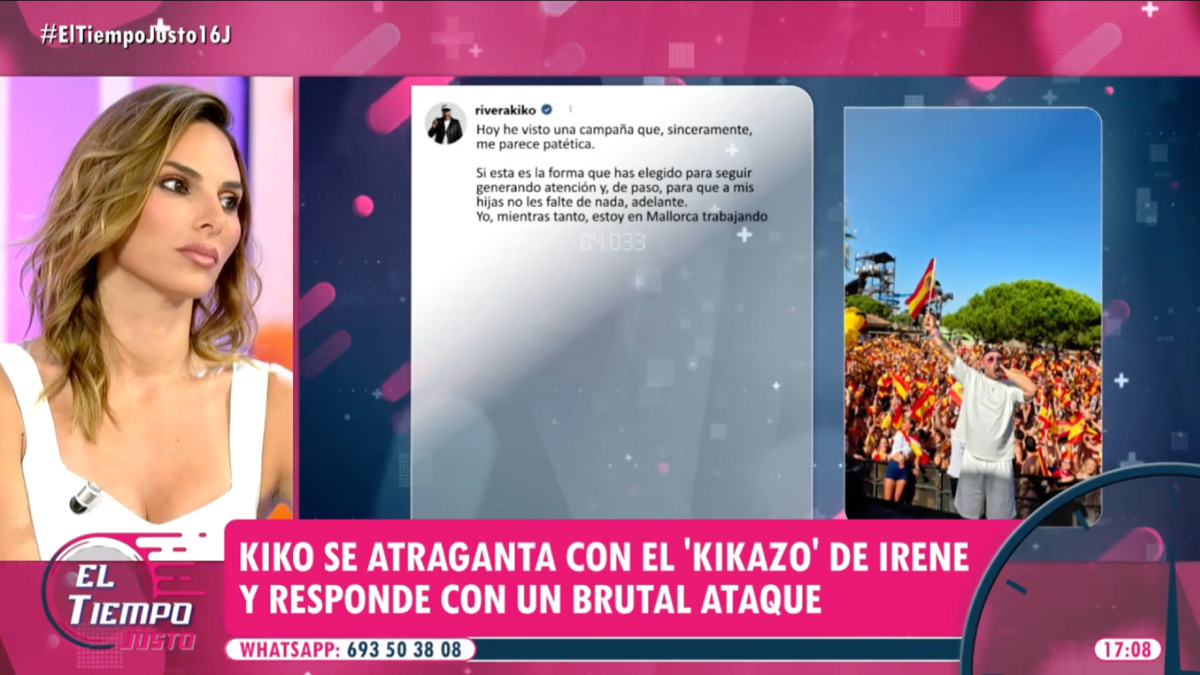 Irene Rosales en 'El tiempo justo'