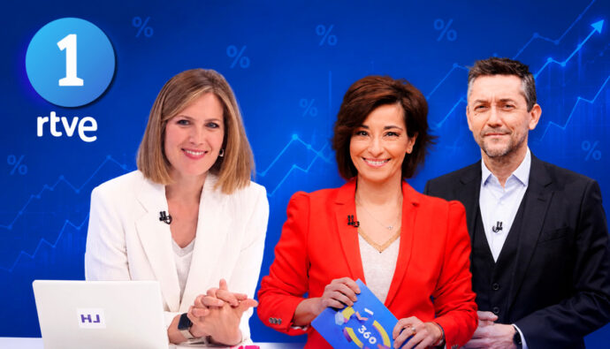 Silvia Intxaurrondo, Adela González y Javier Ruiz
