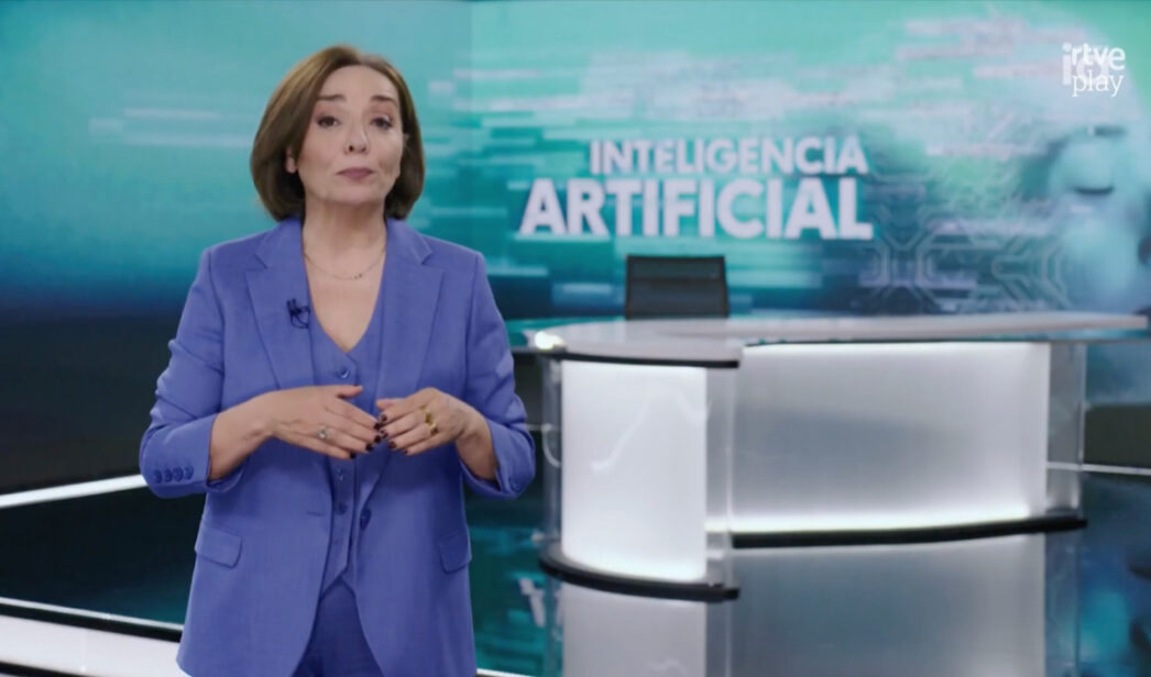 Pepa Bueno en 'El Telediario 2'
