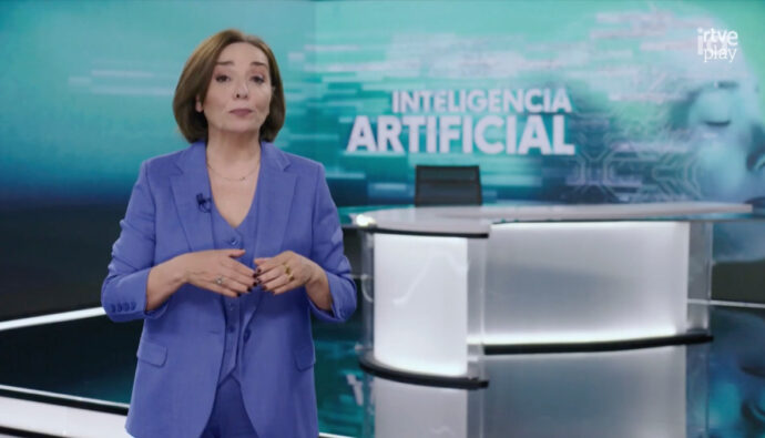 Pepa Bueno en 'El Telediario 2'