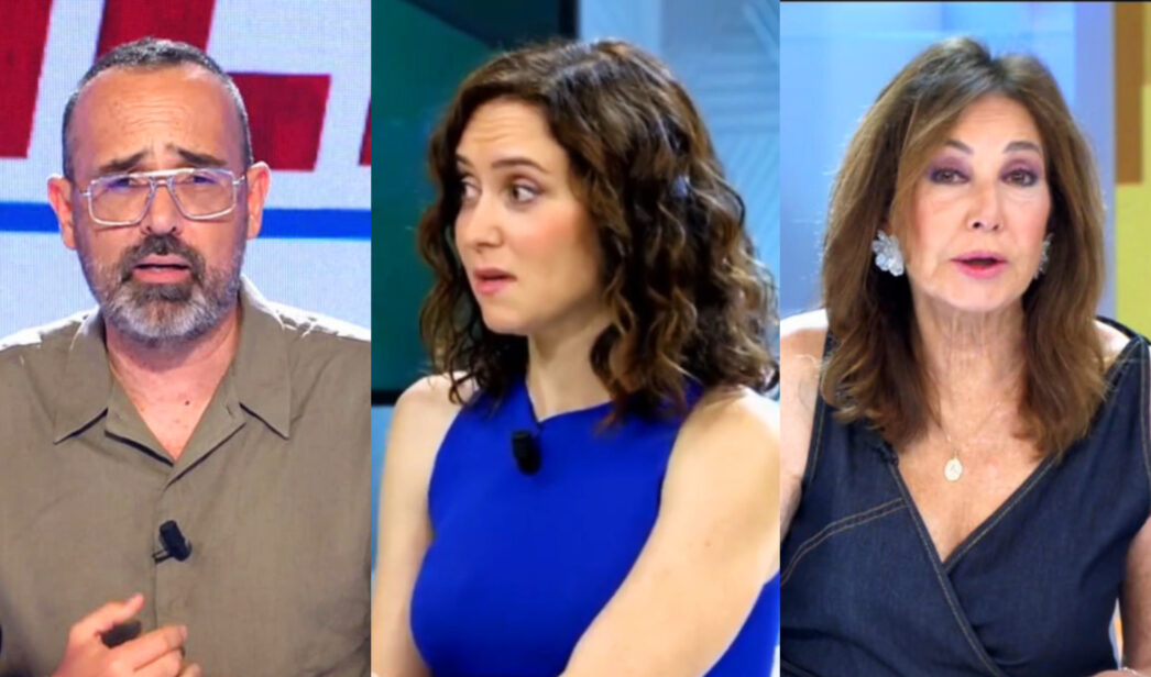 Risto Mejide, Ayuso y Ana Rosa