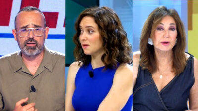 Risto Mejide, Ayuso y Ana Rosa