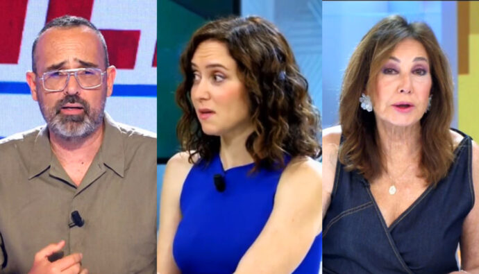 Risto Mejide, Ayuso y Ana Rosa