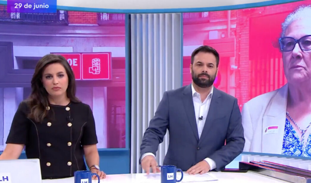 Aida Bao y Álex Barreiro en 'La hora de La 1'