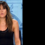 Isabel Jiménez en 'Informativos Telecinco' y la pantalla del canal en negro