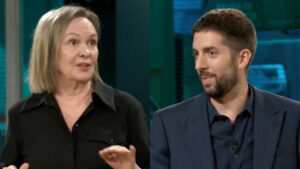 Clara Sánchez y David Broncano