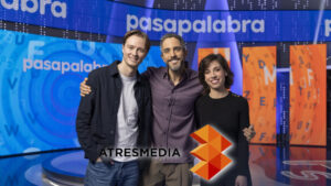 Manu Pascual, Roberto Leal y Rosa Rodríguez en 'Pasapalabra'