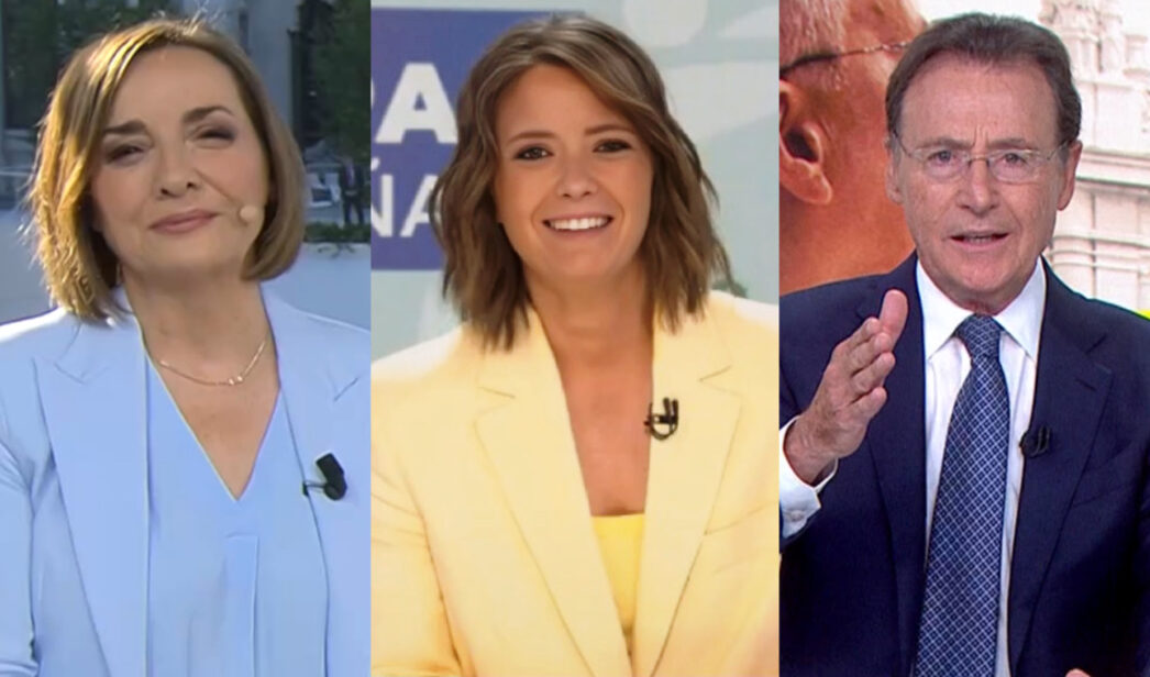 Pepa Bueno, María Casado y Matías Prats