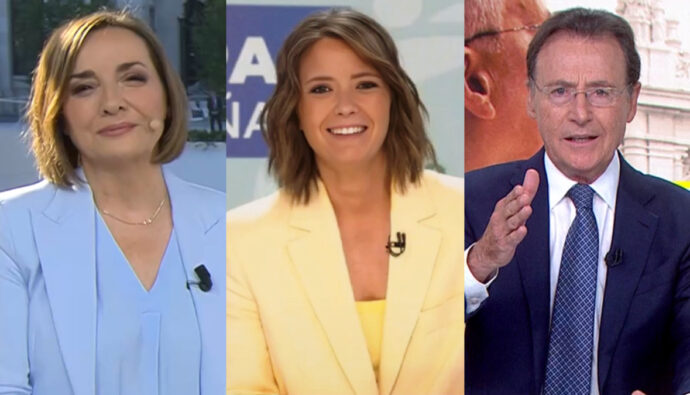 Pepa Bueno, María Casado y Matías Prats