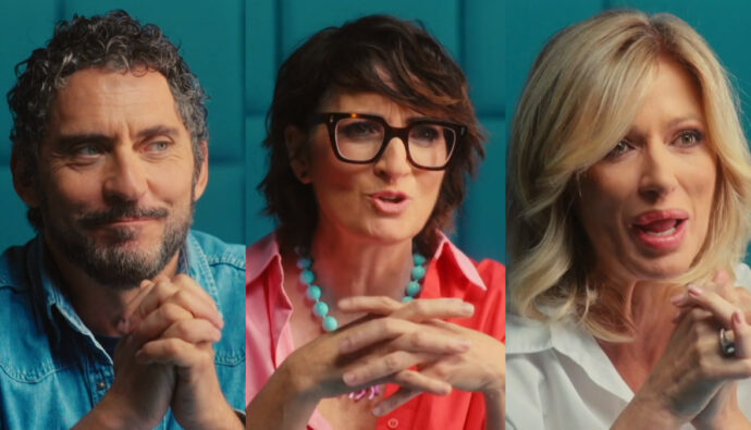 Paco León, Silvia Abril y Susanna Griso en el especial de 'Homo Zapping' en 'Anatomía de'