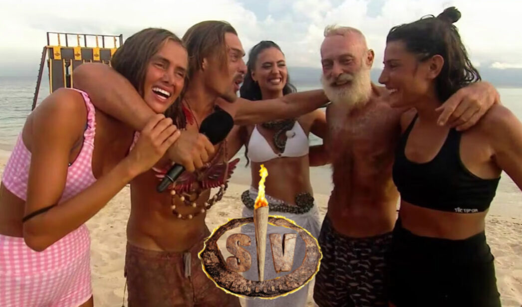 Maica, Alvar, María Lamela, Soto y Alba Paul, en 'Supervivientes 2026'
