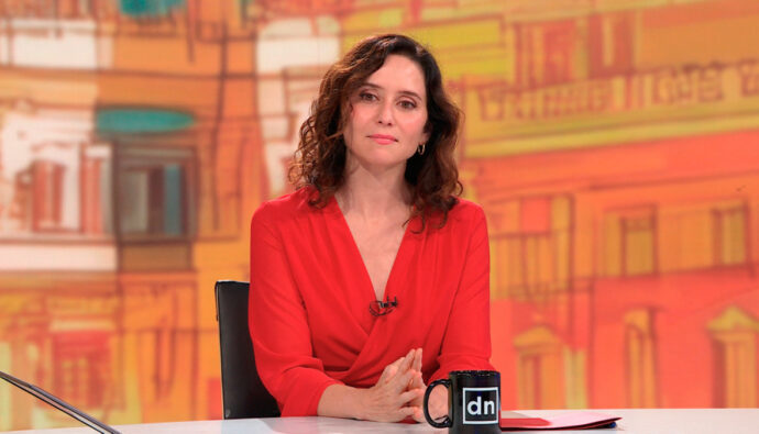 Isabel Díaz Ayuso en 'El análisis: Diario de la Noche' de Telemadrid