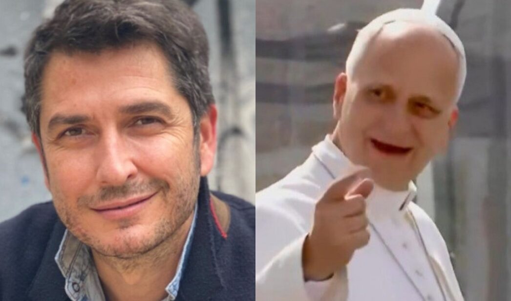 Carlos del Amor y el Papa León XIV.