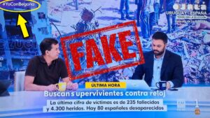 El bulo sobre el rótulo de 'La Hora de La 1'