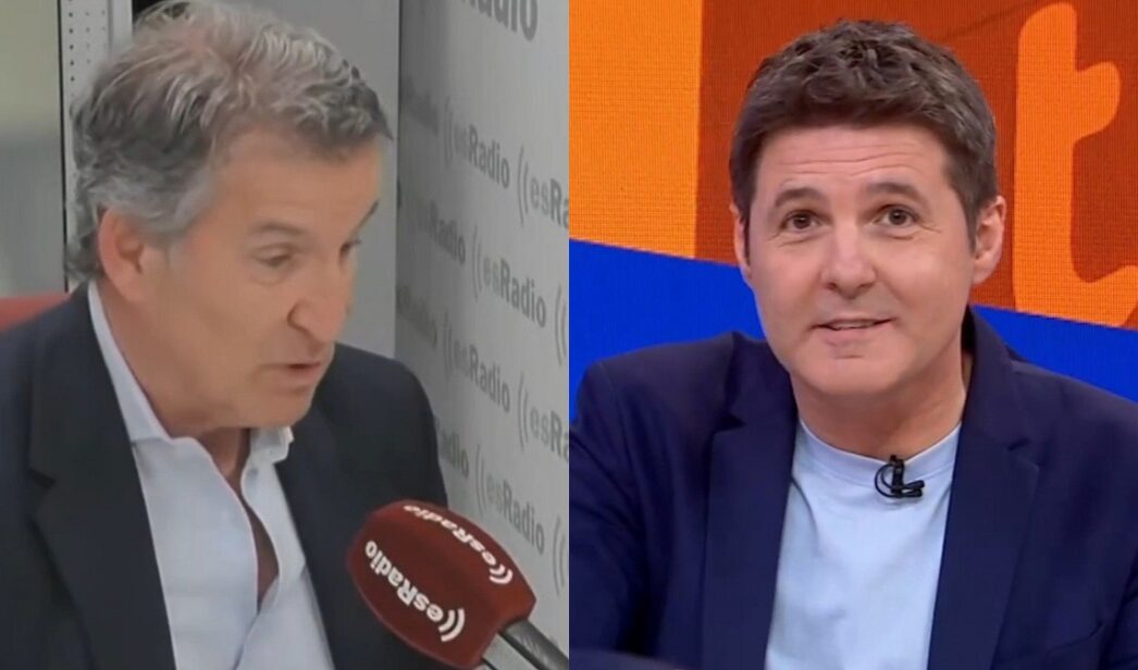 Alberto Núñez Feijóo y Jesús Cintora.