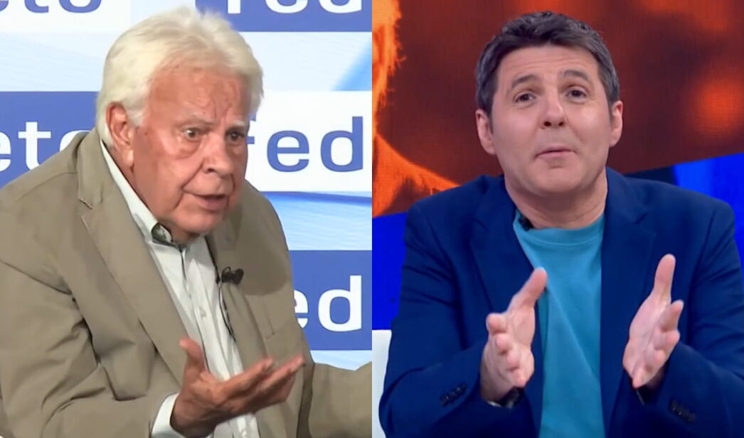 Felipe González y Jesús Cintora