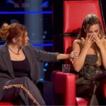 Leire Martínez y Edurne en 'La Voz Kids'.