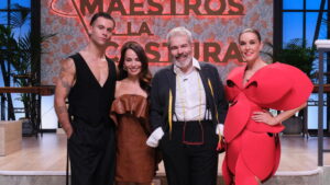 Raquel Sánchez Silva y el jurado de 'Maestros de la costura Celebrity 2'