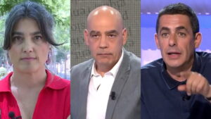 Manuela Bergerot, Nacho Abad y Antonio Naranjo