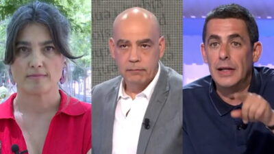 Manuela Bergerot, Nacho Abad y Antonio Naranjo