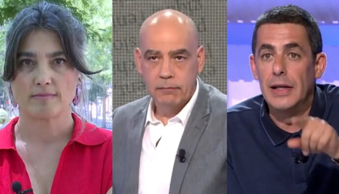 Manuela Bergerot, Nacho Abad y Antonio Naranjo
