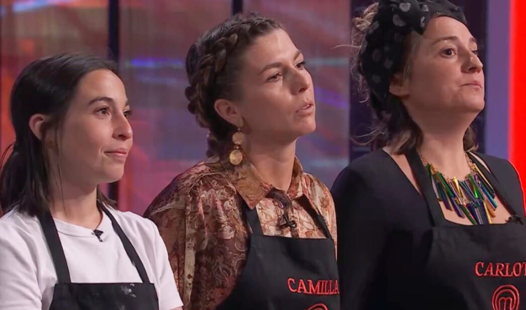 Gema, Camilla y Carlota en 'MasterChef 14'.