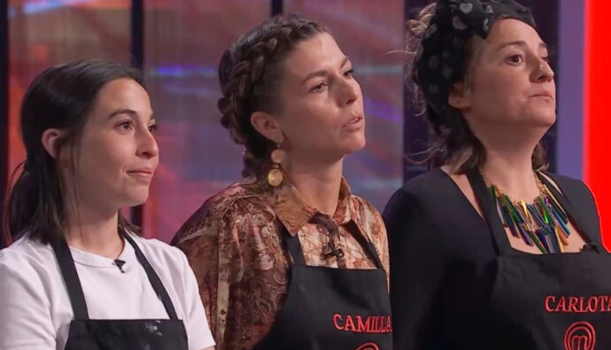 Gema, Camilla y Carlota en 'MasterChef 14'.