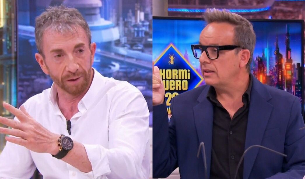 Pablo Motos y Àngel Llàcer en 'El Hormiguero'.