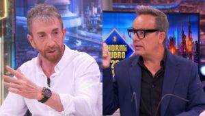 Pablo Motos y Àngel Llàcer en 'El Hormiguero'.