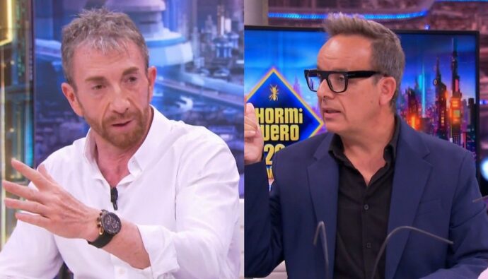 Pablo Motos y Àngel Llàcer en 'El Hormiguero'.